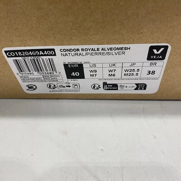 NEW VEJA Condor Royale Alveomesh Sneakers – Men’s Size 7 – Grey - Picture 6 of 6